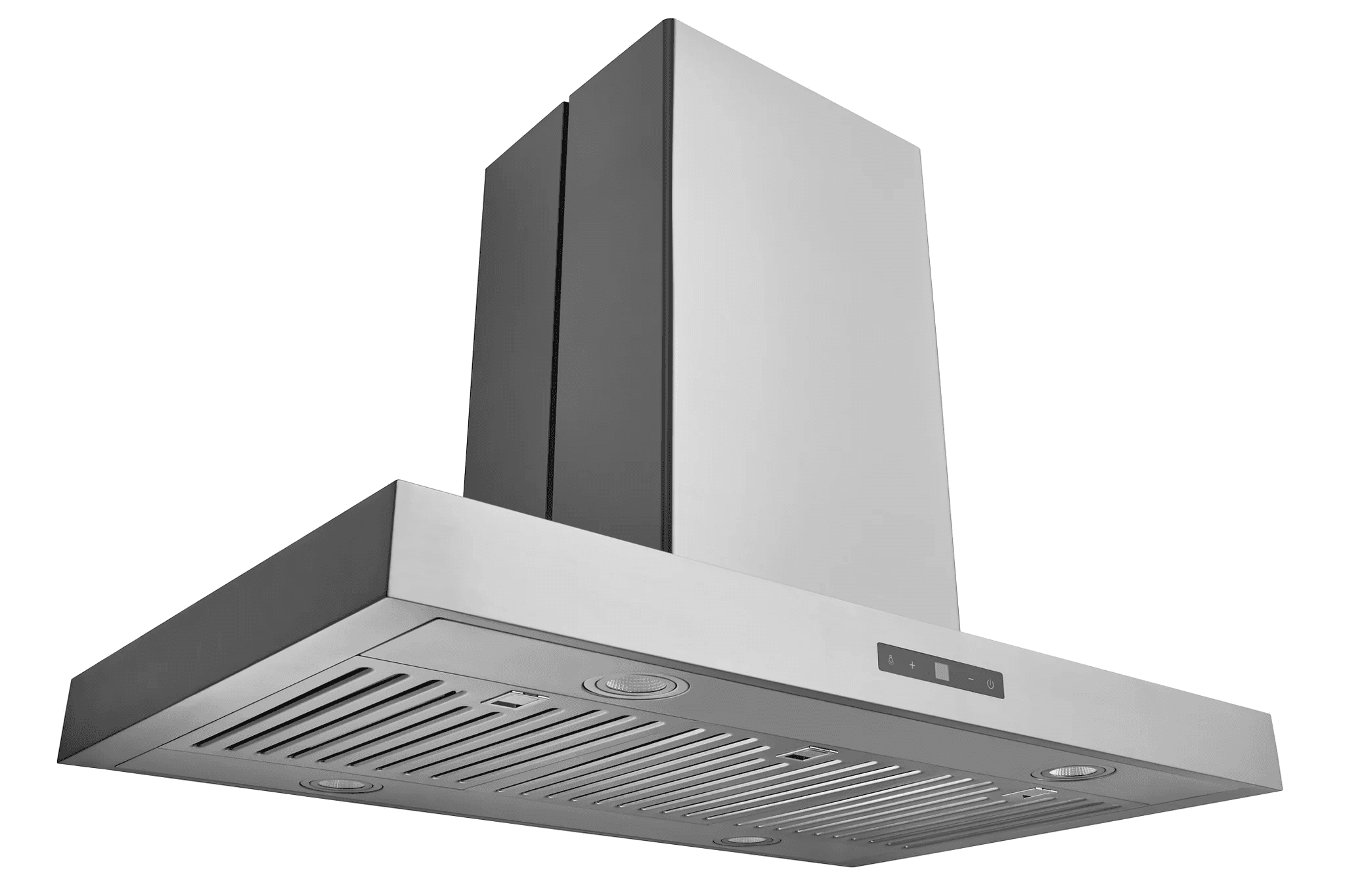 Hauslane 30 Inch Island T-Shaped Range Hood in Stainless Steel