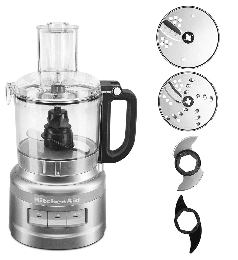 KitchenAid 7 Cup Food Processor Plus - Contour Silver