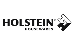 Holstein Housewares 5-CUP Coffee Maker Red & Stainless Steel Brand Logo