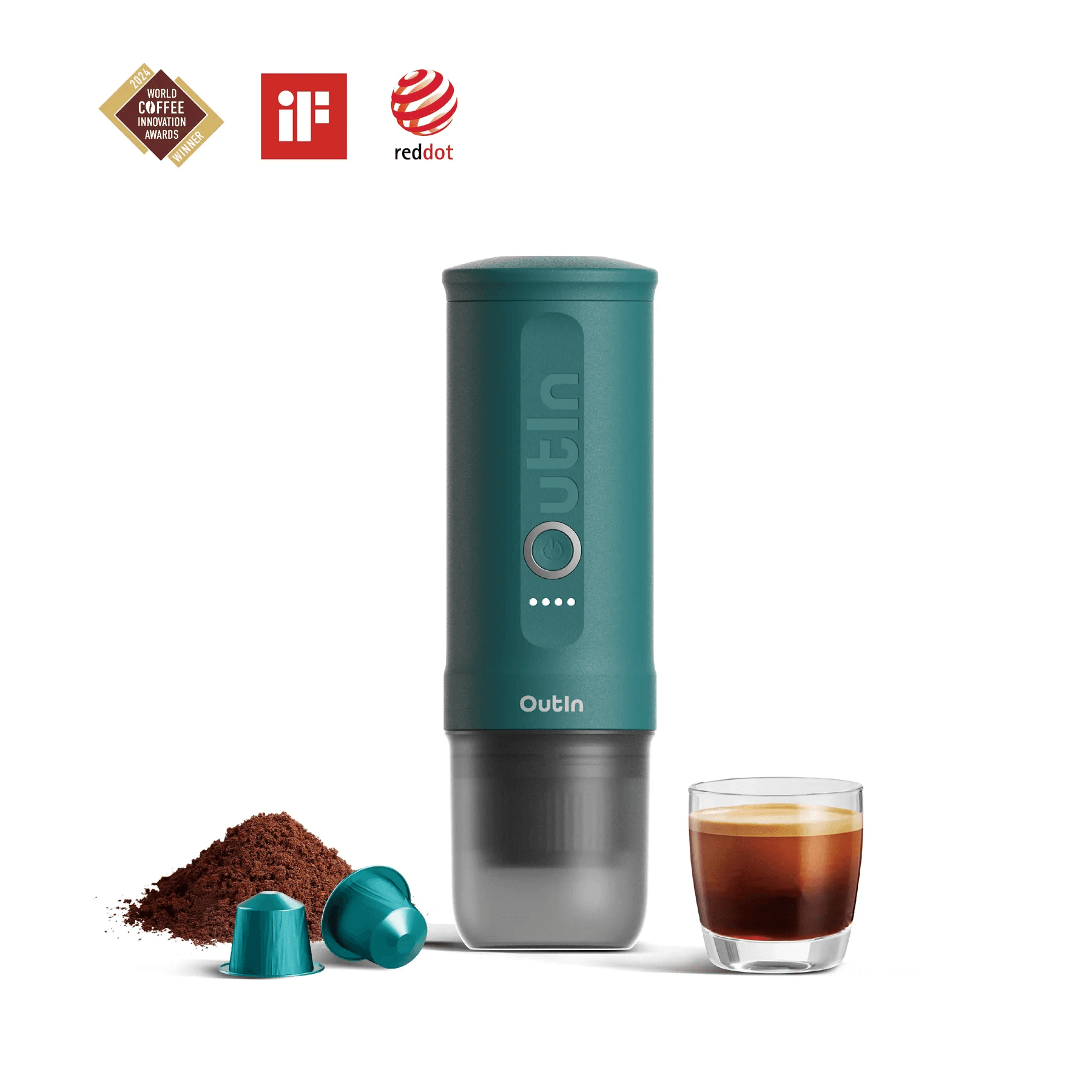 OutIn Nano Portable Espresso Machine (OutIn Teal)