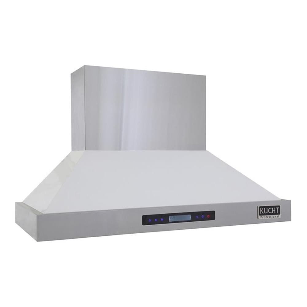 Kucht Professional 48" Stainless Steel Wall Mounted Range Hood in White