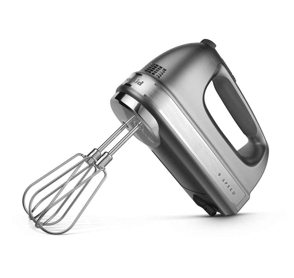 KitchenAid 9-Speed Hand Mixer - Contour Silver